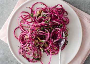Spiralized Beet Salad