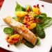 Salmon with Pomegranate-Orange Relish