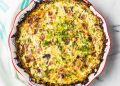 Quiche Lorraine with Zucchini Crust