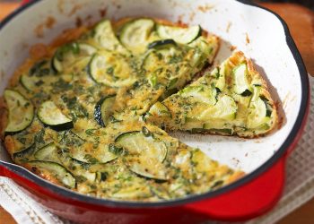 Cheddar and Zucchini Frittata