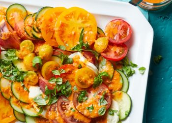 Heirloom Tomato Salad with Tomato Vinaigrette