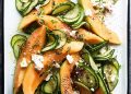 Cantaloupe & Cucumber Salad with Fresh Za’atar