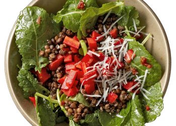 Mediterranean Lentil & Kale Salad