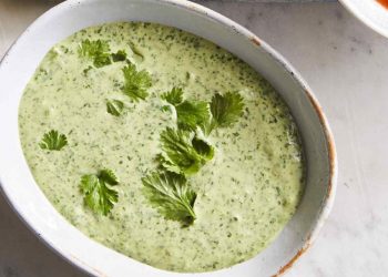 Quick Creamy Cilantro-Jalapeno Sauce