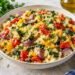 Roasted vegetable couscous with lemon and fresh herbs